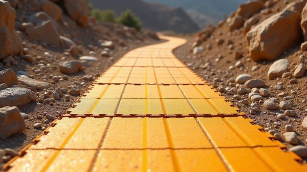 Temporary road mats can transform unstable terrains into safe access surfaces
